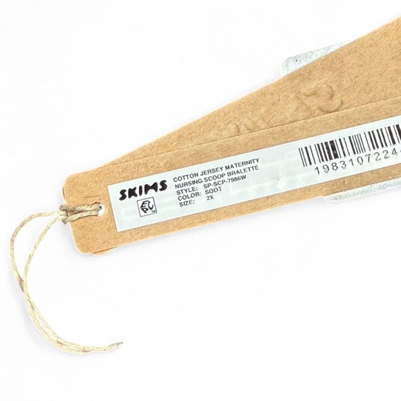 Skims COTTON JERSEY MATERNITY
NURSING SCOOP BRALETTE - Picture 3 of 3